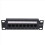 CAT6 8 portas Patch Panel Rack de rede 10 polegadas 1U Rack com soquete RJ45 6