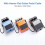 6-pack 6-tums gitarrpatchkablar, instrumentgitarrpedalkablar 5