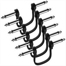 Cablu patch pentru chitară de 6 inch, pachet de 6 bucăți, cablu pedală chitară instrument