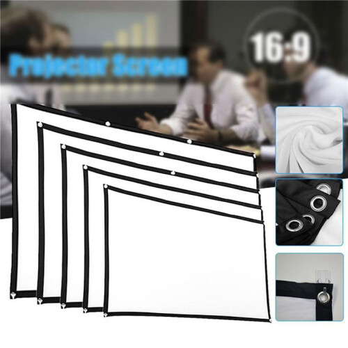 Tela de Projetor para Home Theater Branco Dobr?vel Anti- (84 Polegadas) 2