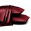 Satin Silk Pillow Cases Pair, 50x75cm Burgundy 1
