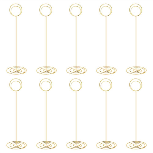 10Pcs 8,75 polegadas N?mero de mesa Suportes para recep??o de formatura de casamento 2