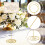 10Pcs 8,75 polegadas N?mero de mesa Suportes para recep??o de formatura de casamento 7