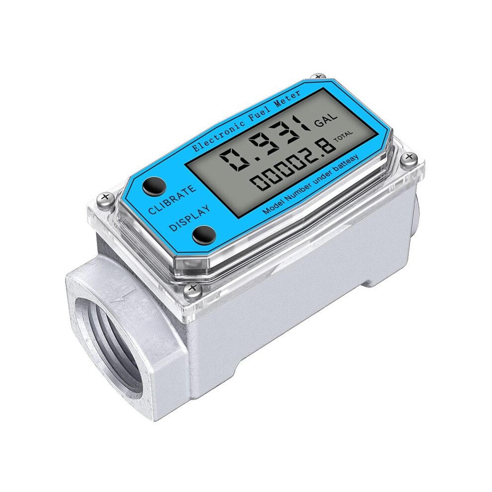 Digital Turbine Water Flow Meter Digital Lcd Display 4853816414099