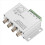 UTP 4-kanals passiv videobalun-transceiver 3