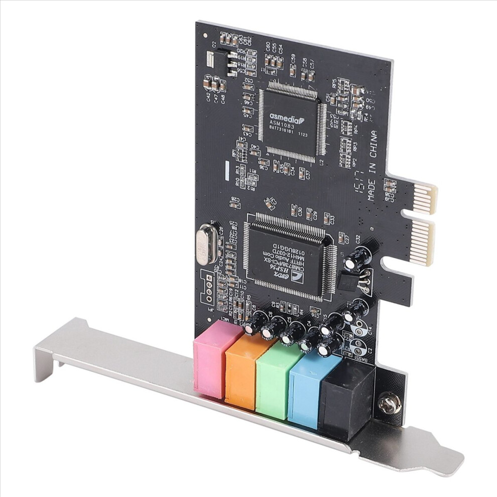 Pcie Sound Card 5.1, Pci Express Surround Card 3D Stereo Audio 4853816417236