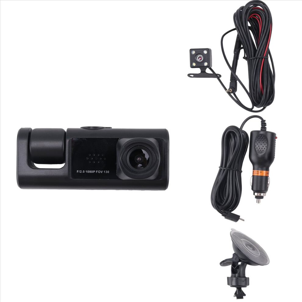 3 Channel Car DVR Camera, 1080P Dash Camera with IR Night Vision-image-OPC-PFWYTDG-NEW