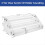 3 Tier Clear Acrylic Θήκη CD Cascading rack αποθήκευσης CD 2