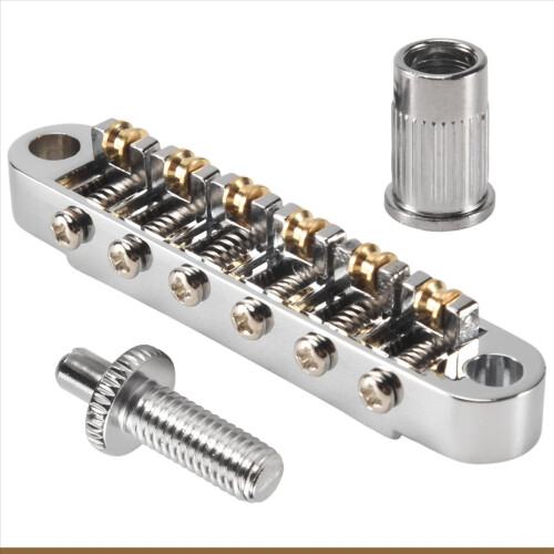 Sølv Elektrisk Roller Saddle Bridge Lp Elguitar Bridge 2