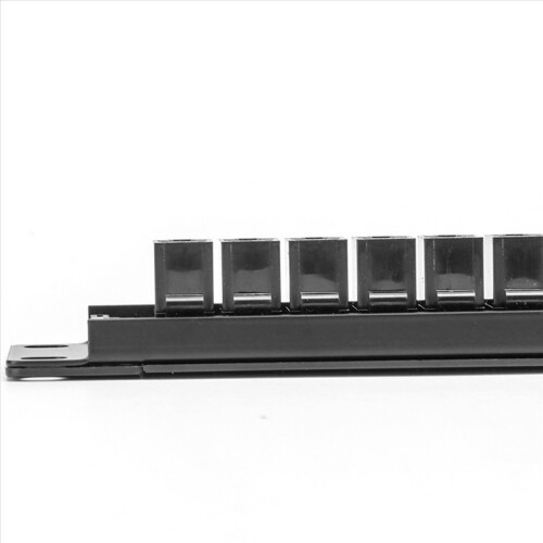 Θύρα επαφής 19 ιντσών 1U 24 θυρών CAT6 RJ45 (θύρα επαφής RJ45) 1