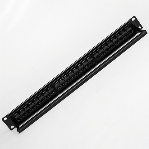 Θύρα επαφής 19 ιντσών 1U 24 θυρών CAT6 RJ45 (θύρα επαφής RJ45) 2