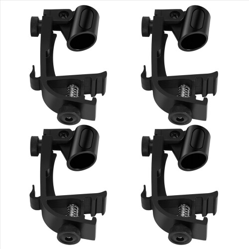 4 pezzi clip per microfono clip per tamburo clip per microfono supporto per microfono 2