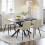Joolihome Extendable Dining Table, Rectangular Kitchen Table 6