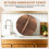 Kitchen Multi-Functional Wooden Pot Cover Handle Pan Lid 26cm 4