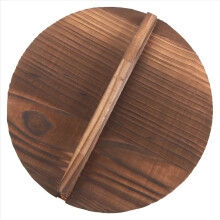 Kitchen Multi-Functional Wooden Pot Cover Handle Pan Lid 26cm