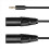 Multi-Function Male Jack to Double XLR Extension Cable 6.35/3.5mm 3