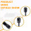 2Pcs Rear Trunk Spring Shock Lift Bar for 2005-2012 6