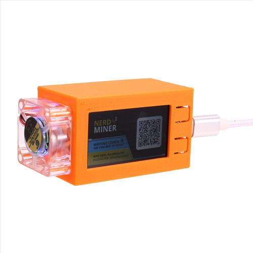 Για το Nerdminer V2 Pro Miner 78KH/S Mini Bitcoin Lottery Miner Orange 1