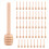 Pacote com 50 mini palitos de mel de madeira de 3 polegadas, servidor para dispensador 1