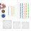 16 pezzi Mandala Dotting Tools per dipingere rocce Mandala Stencil Kit 3