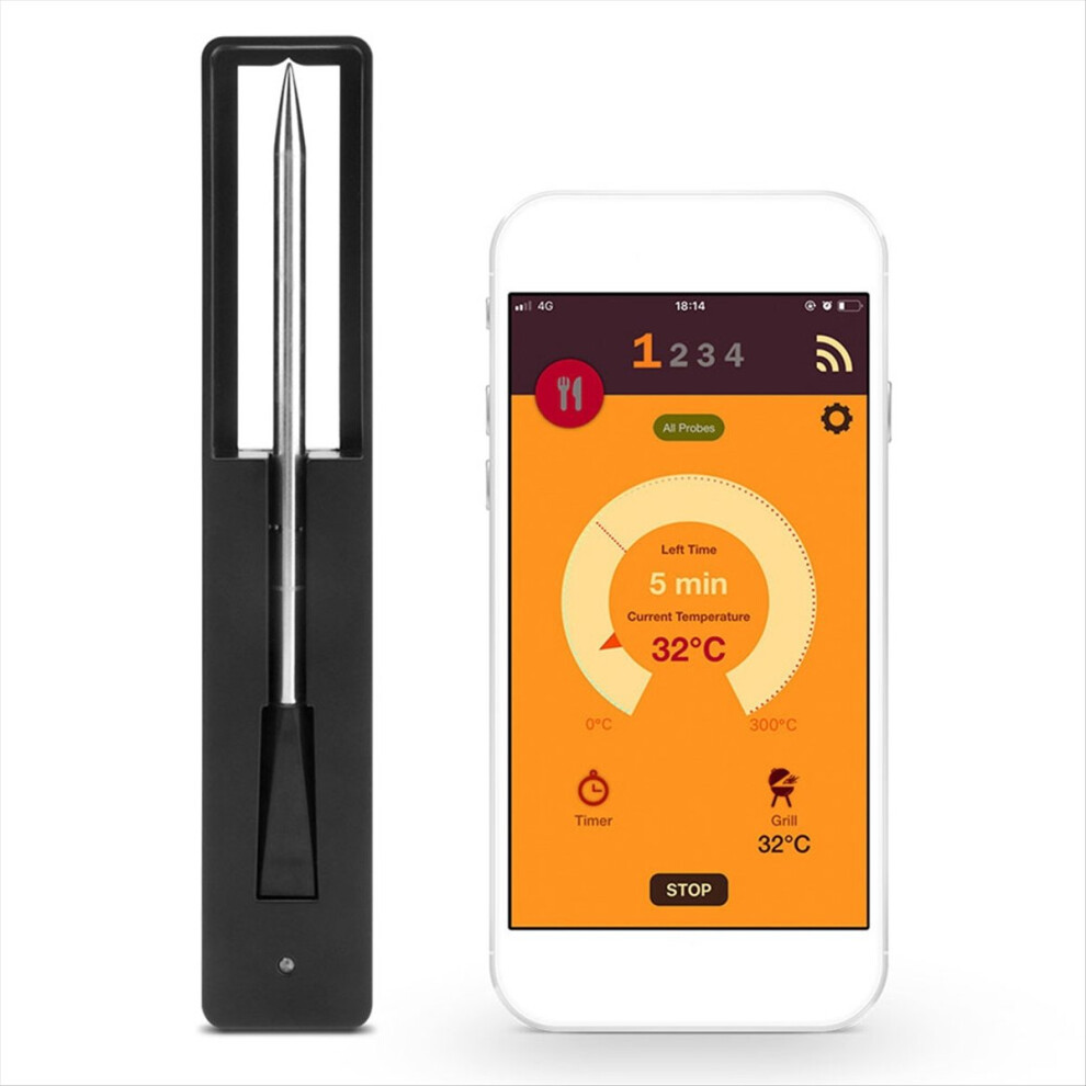 Markenlos Meat Thermometer Wireless Digital Bluetooth Barbecue For Oven Bbq