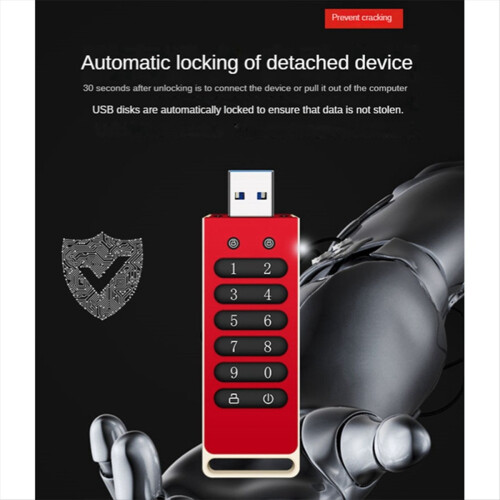 Säker USB-enhet, 32 GB krypterad USB-minne 1