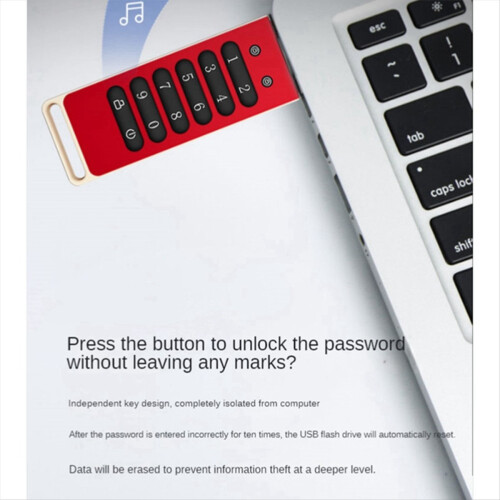 Säker USB-enhet, 32 GB krypterad USB-minne 2
