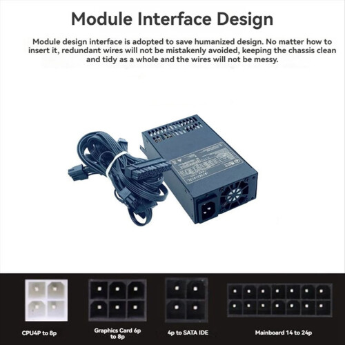 Sursă de alimentare modulară completă ATX de 400 W, modul FLEX 2