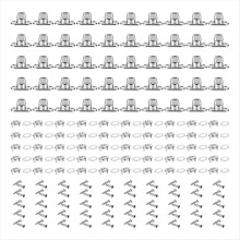 50Pcs Set Grade Twist Lock Fasteners Turn Button Eyelets & Studs