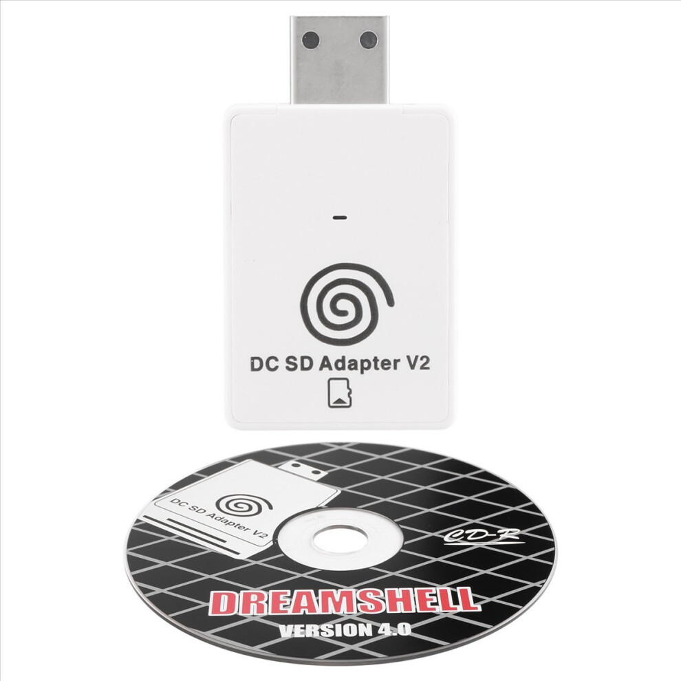 Dc Sd Tf Card Adapter Reader V2 Voor For Dreamcast En Cd Met 4852209335065