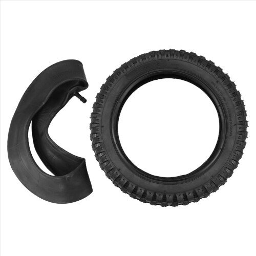 Anvelopă interioară + exterioară 12 1/2X2.75 pentru motocicletă, 47Ccc 49Cc 2