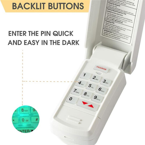 Universal Garage Door Opener Keypad for Genie 2