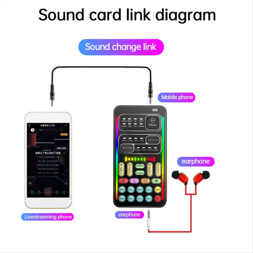 I9 Voice Changer Multiple Audio Effect Bluetooth Live -??nikortit 1