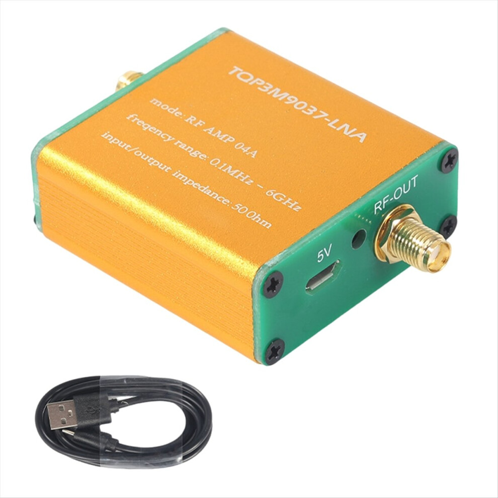 Low Noise Amplifier 100K-6Ghz 20Db Lna Rf Preamplifier With Battery 4852209339667