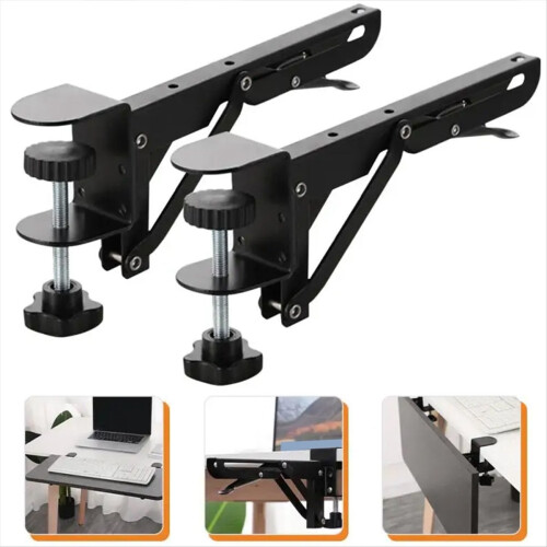 2PCS Computer Keyboard Desk Extender Support Keyboard Arm Stand 1