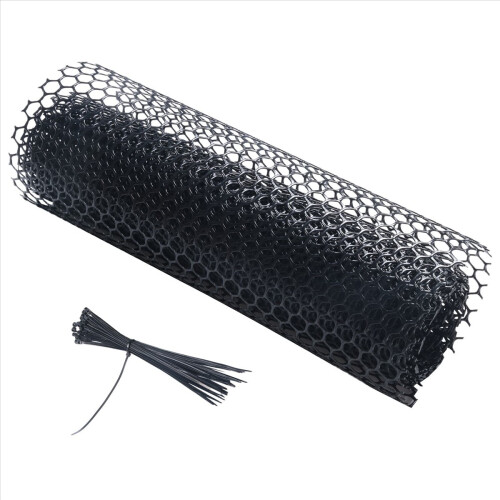 Reusable Plastic Chicken Wire Fence Mesh(Black) 1