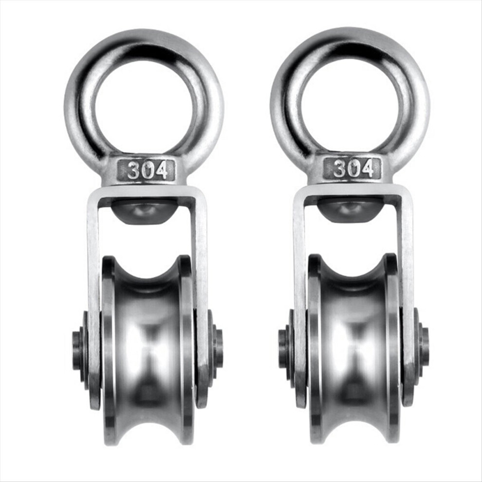 Cable Pulley Wheel Silence Rotation Traction Wheel,2Pcs 4852209342995
