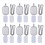 Sublimation Rhinestone Trays Pendant Set, Rectangle Style 1