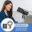 Microfoon schokdemper met microfoonfilter schokdemper houder clip 4