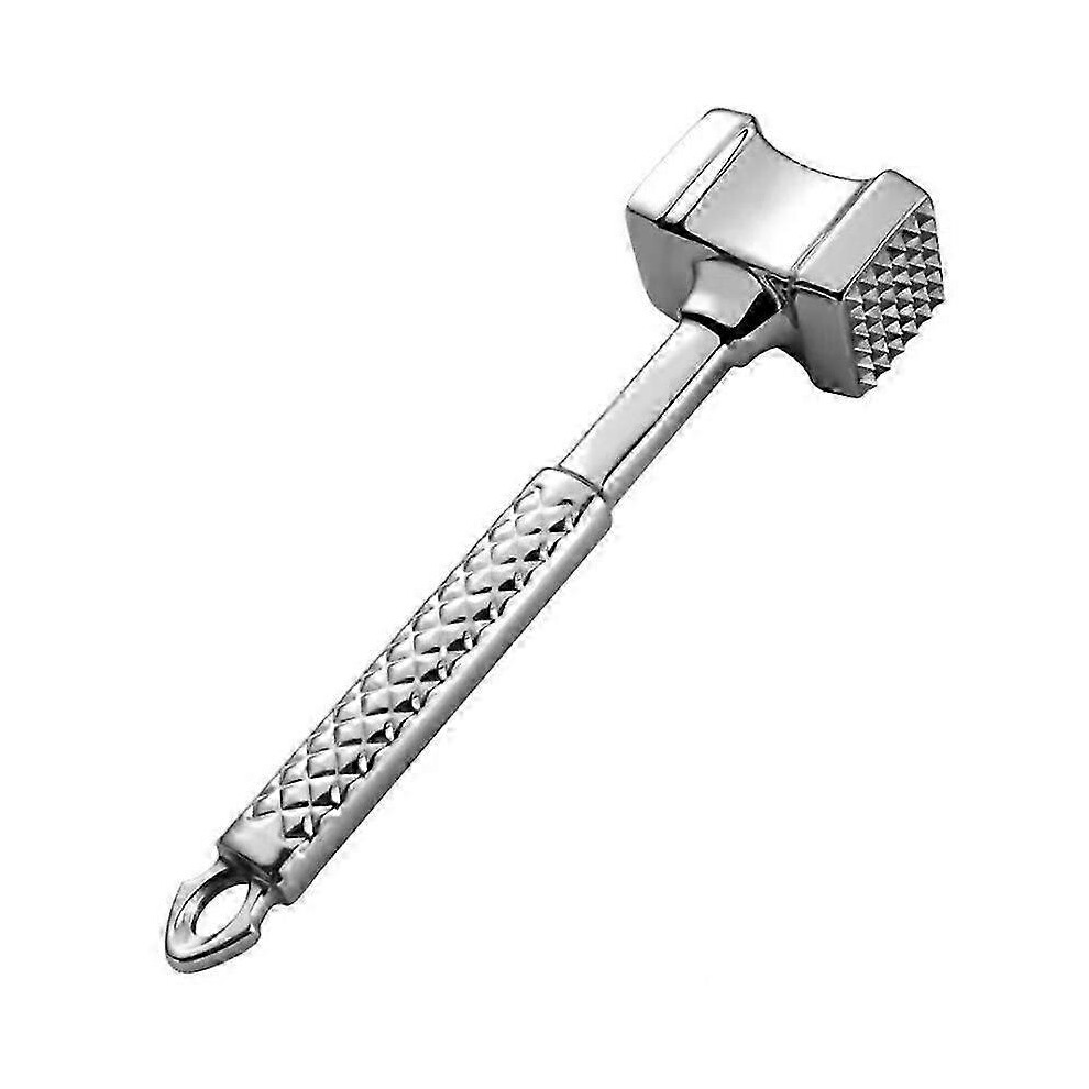 Meat Tenderizer The New Stainless Steel Meat Hammer Double Sided Cutlet Tenderizer Dishwasher Safe Stainless Steel Meat Tray for Sch