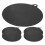 5 Pack Electric Induction Protector Mat Anti-slip Mat , Μαύρο 2
