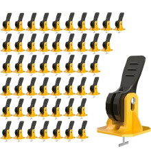 50 PCS Fliesenwerkzeuge f?r die Nivellierung der Installation, wiederverwendbares Nivellierungssystem