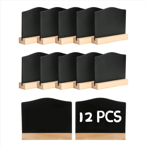 12 Pack Mini liitutaulukyltit, Kitchen Notes liitutaulut