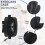 Θήκη γυαλιών ηλίου Nylon γυαλιών σκληρής θήκης Anti-Shock System Molle System 6