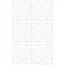 6 Pcs DIY Painting 30X30cm Vintage Flower Pattern Stencils Template