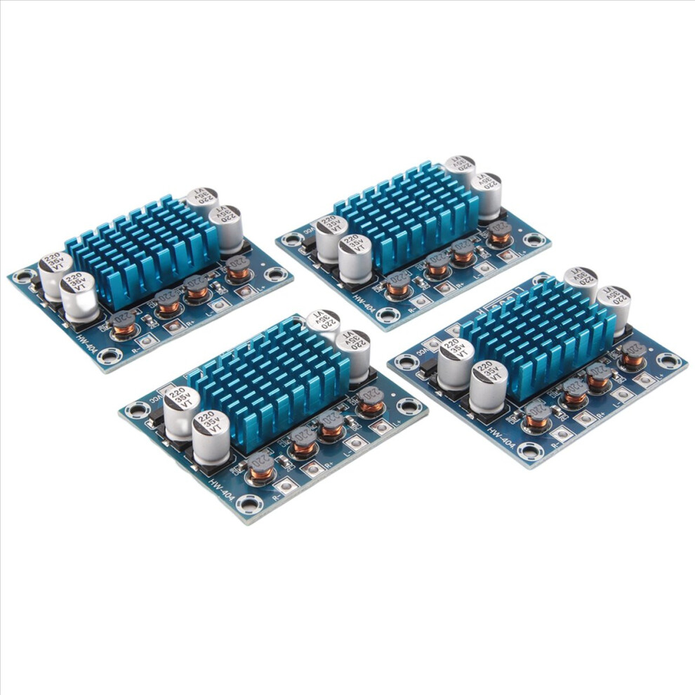 4Pcs 30W+30W 2.0 Channel Digital Stereo Audio Power Amplifier Board 4852209362252