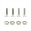 4 pezzi M8 Hydrofoil montaggio ottone T-nuts accessori surf argento 1