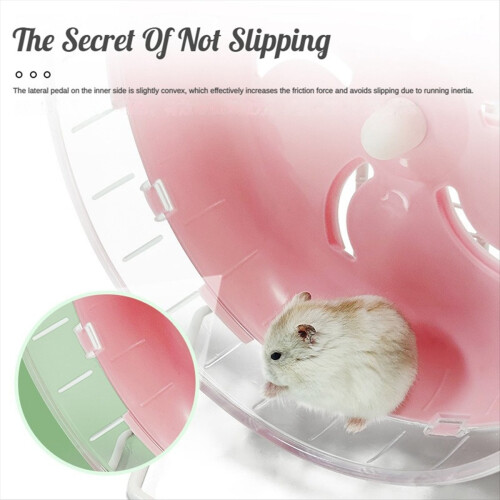 D-Hamster Sport Running Wheel Μικρά ποντίκια Αθόρυβα εξαρτήματα βραχίονα τζόκινγκ