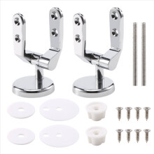 Legering Toiletzitting Scharnieren Bevestigingsset Chroom met Bevestigingsschroeven