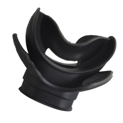 Moldable Silicone Diving Bite Mouthpiece Regulator Black